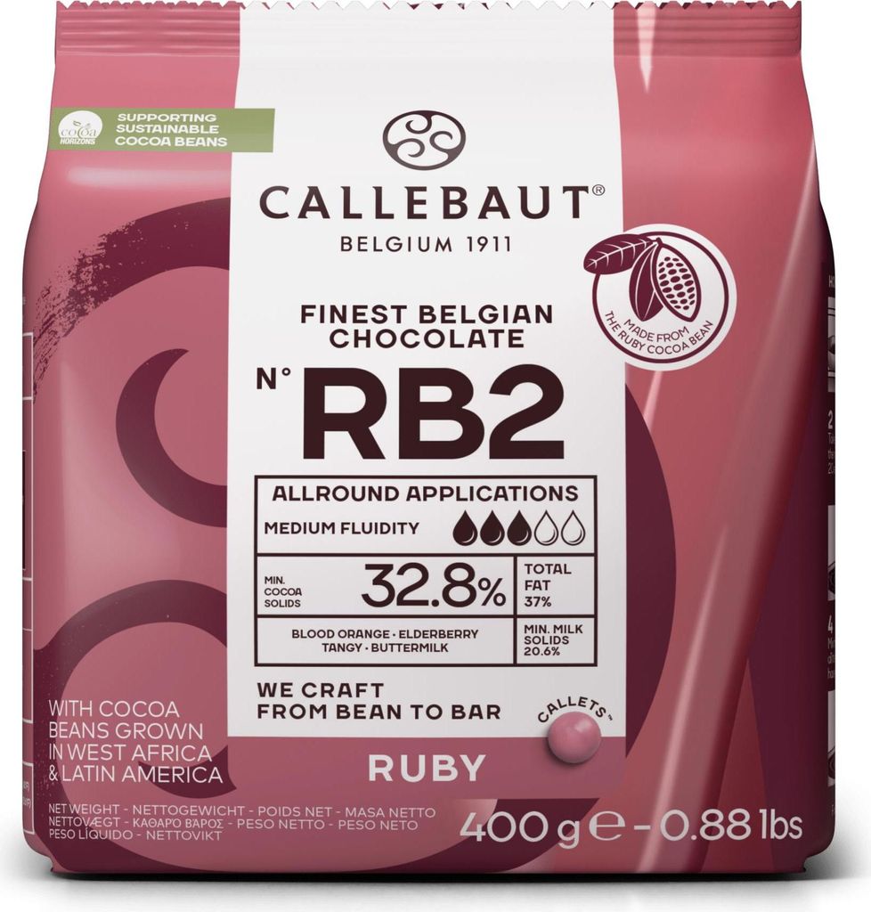 Čokoláda ruby RB2 0,4kg 32,8 % Obrázek produktu 