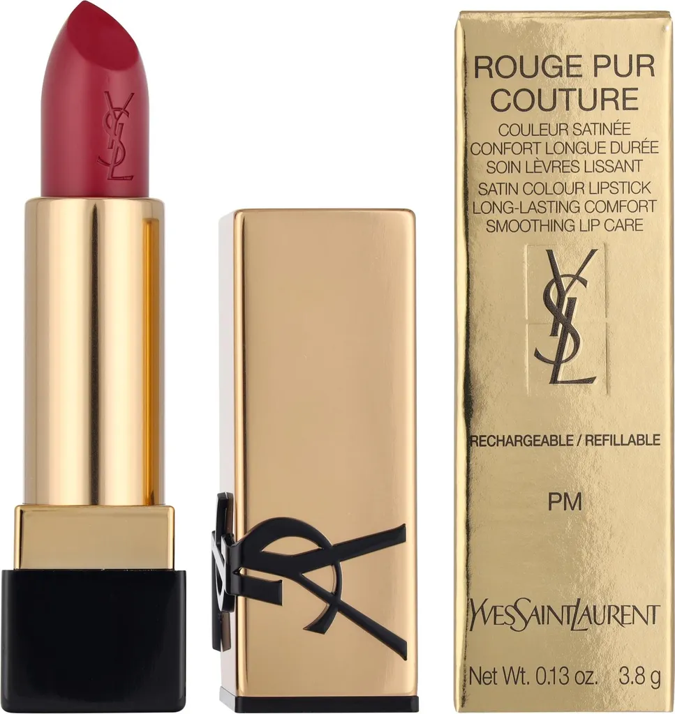 Rouge Pur Couture YSL Lipstick Satiné PM Pink Muse Rechargeable 3.8g