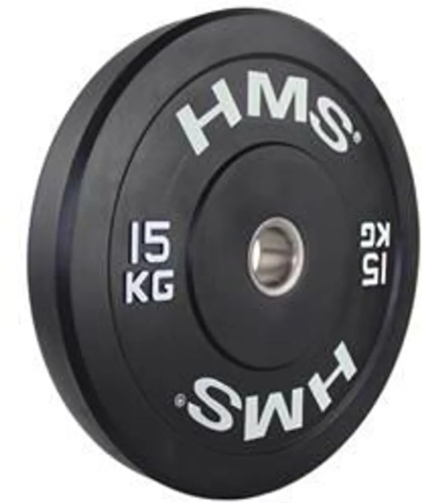 HMS Olympic BBR15 Bumper 15 kg noir (17-61-017) pour haltérophilie