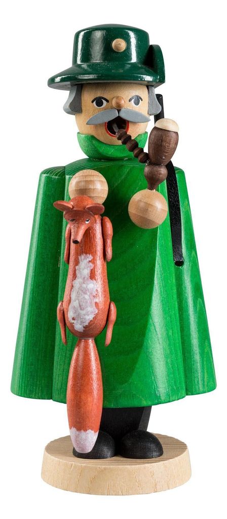 Räuchermann Förster mit Fuchs Höhe 18cm NEU