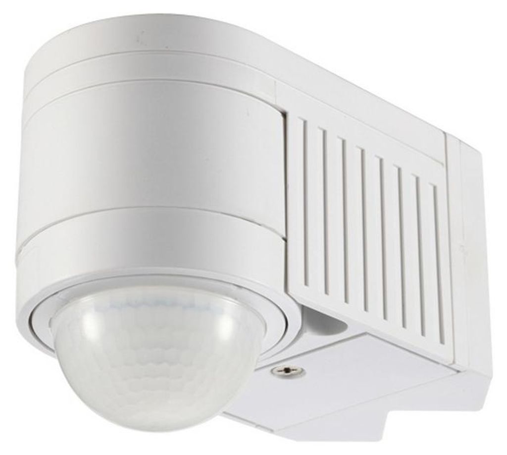 Alcapower 360° PIR-Ecksensor IP44 für Heim- & Profibeleuchtung, Erfassung bis 12m, 1200W Last.