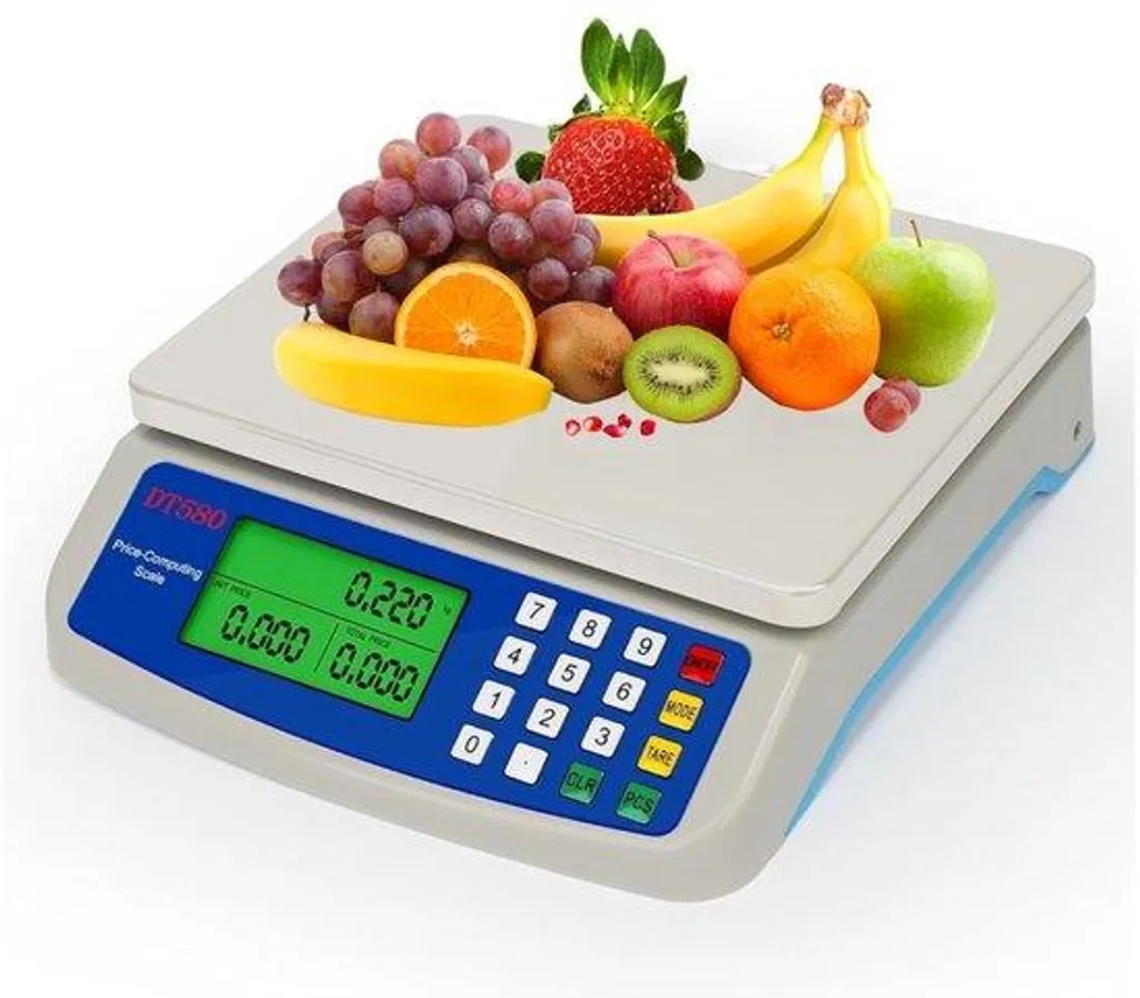 Balance de cuisine électronique inox 30kg 1g haute précision avec écran LCD