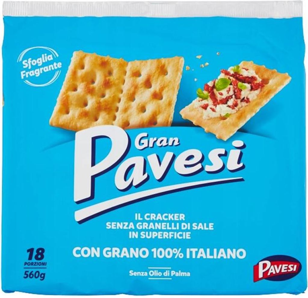 Gran Pavesi Senza Granelli Sale 560 g italské krekry bez Obrázek produktu 