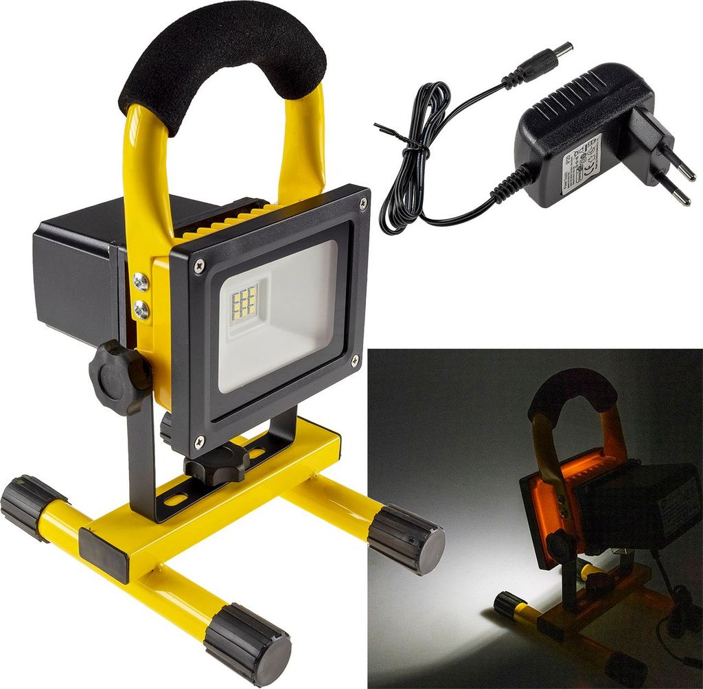 REV RITTER LED-Arbeitsleuchte Akku SPOT 20 schwarz-gelb Produktbild 