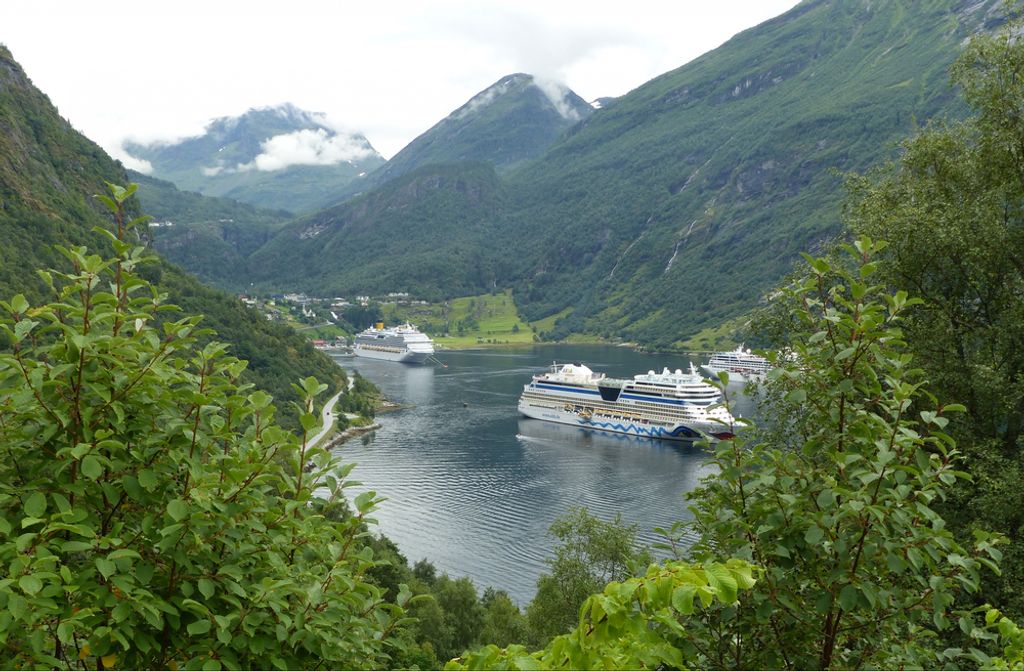 hansepuzzle 73064 - Norwegen Puzzle, 500 Teile, Reisen, 46,0 x 30,0cm mit hochwertiger Aufbewahrung, Kartonbox und wiederverschließbarem Beutel