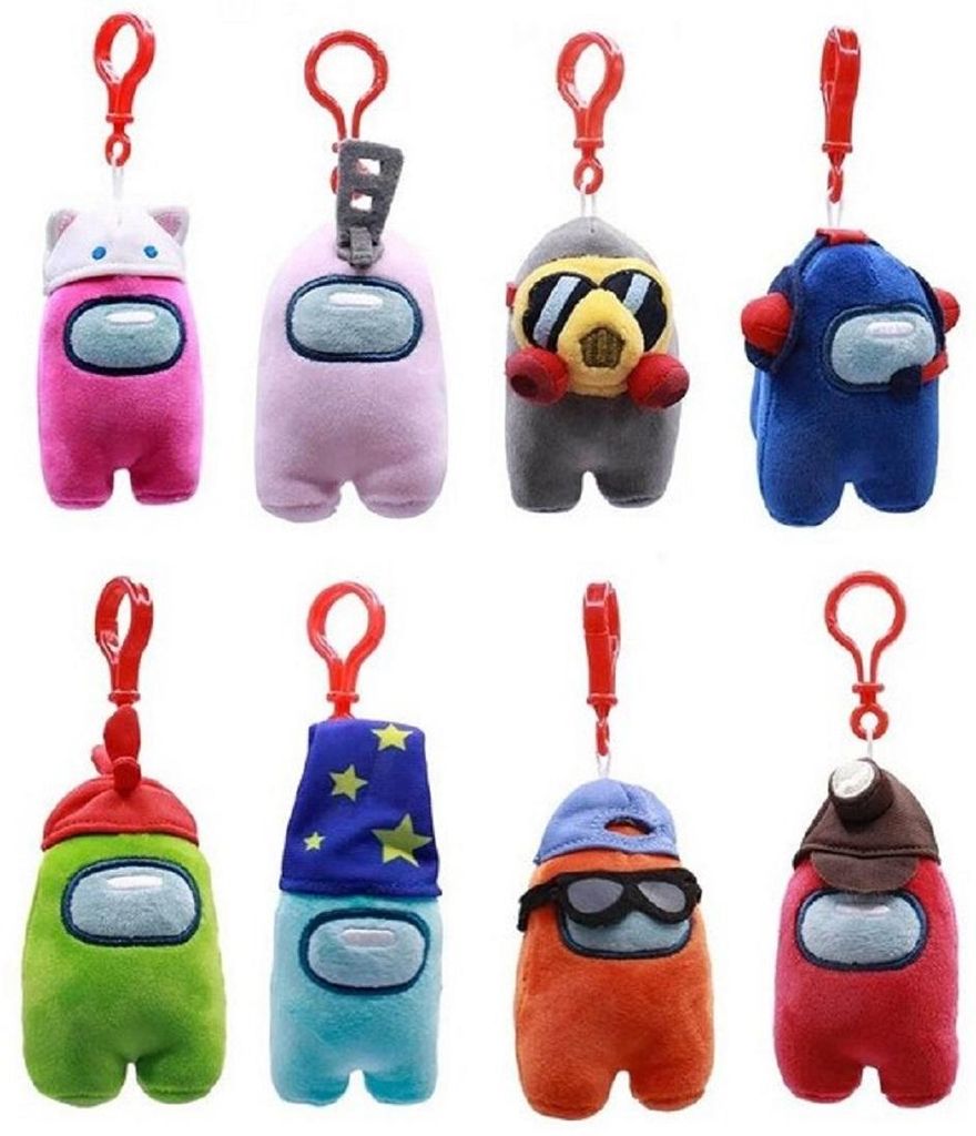 Among Us Plüsch Anhänger Blind Bag, ca. 12 cm Bagclip Produktbild 