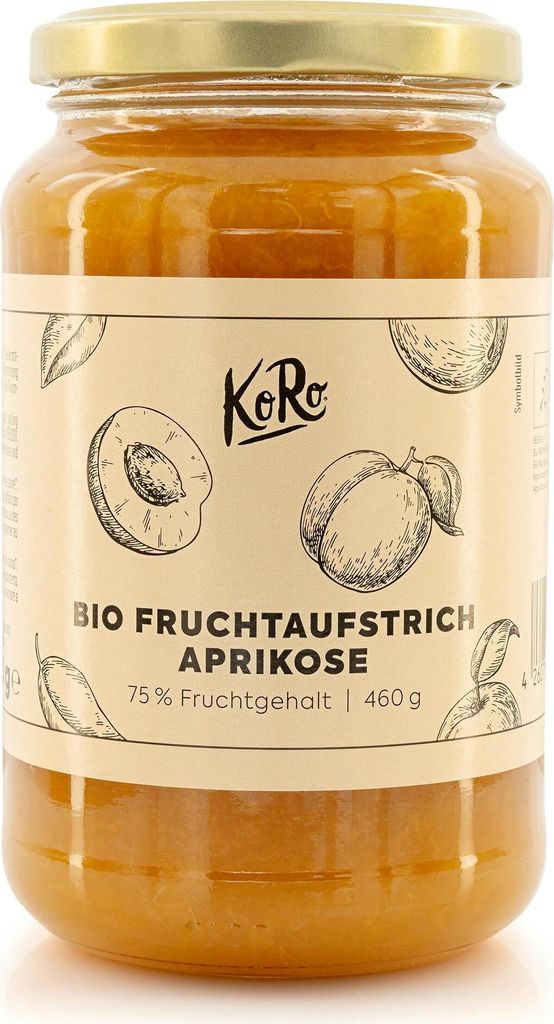 KoRo I  Fruchtaufstrich Aprikose 460 g Produktbild 