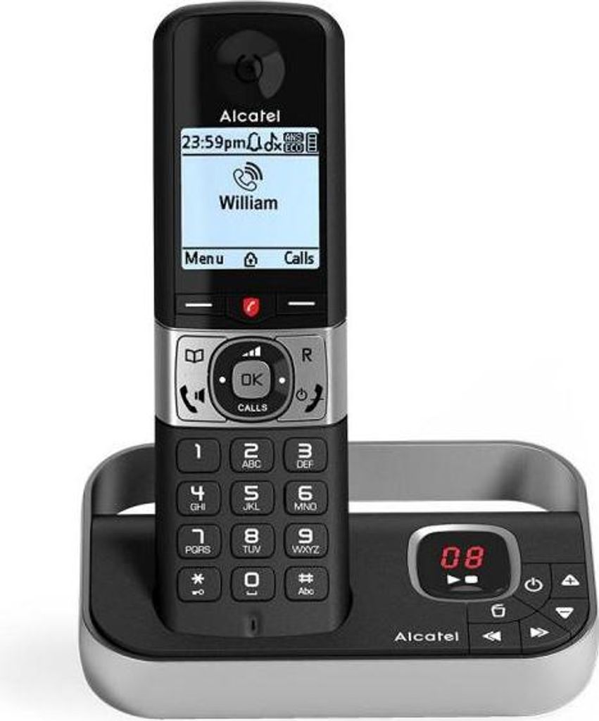 Alcatel F890 Telefono DECT Identificatore di chiamata Nero Immagine del prodotto 