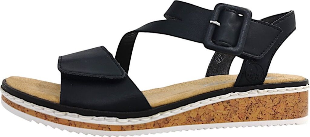 Rieker Damen Sandale Keilsandalette Klettverschluss V3660, Produktbild 17
