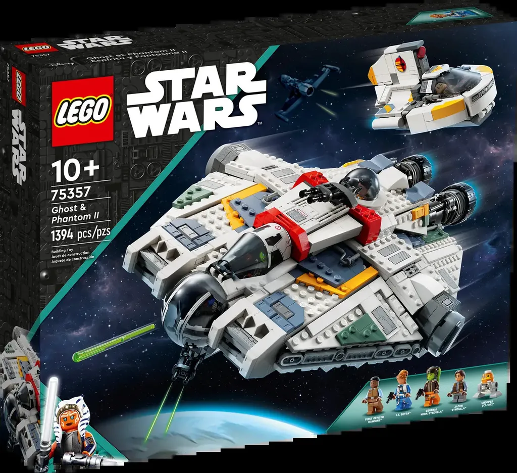 LEGO Star Wars 75357 Ghost et Phantom II : Vaisseaux Rebelles Ahsoka
