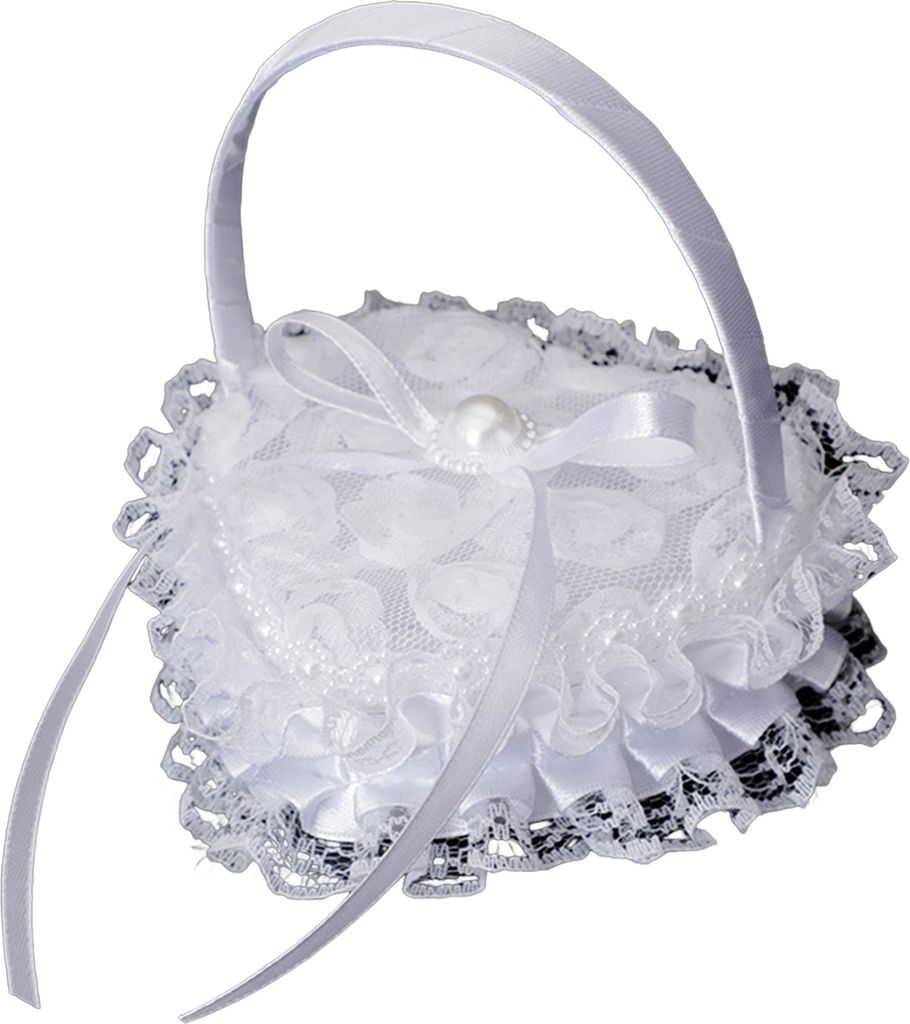Ehering Ring Kissen Rosen Bogenknoten Blume Rüste Spitze Halten Ring exquisit Hochzeit eleganter Spitzenschmuck Hülle Hochzeitsrequelle-F