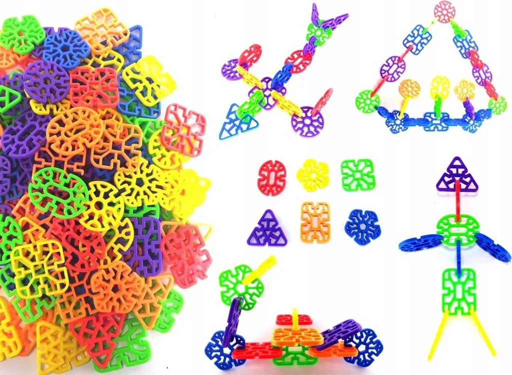 Blocs de neige multicolores 82 pièces : matériau robuste haute qualité - 3
