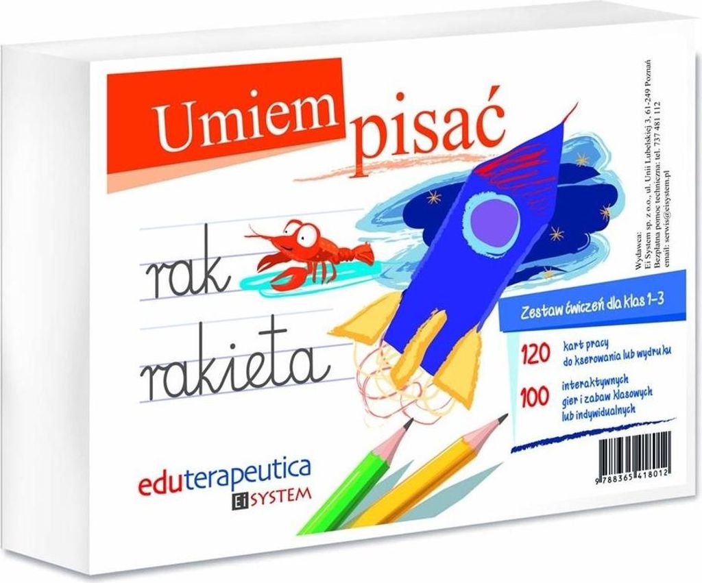 Umiem pisać Zestaw ćwiczeń dla klas 1-3