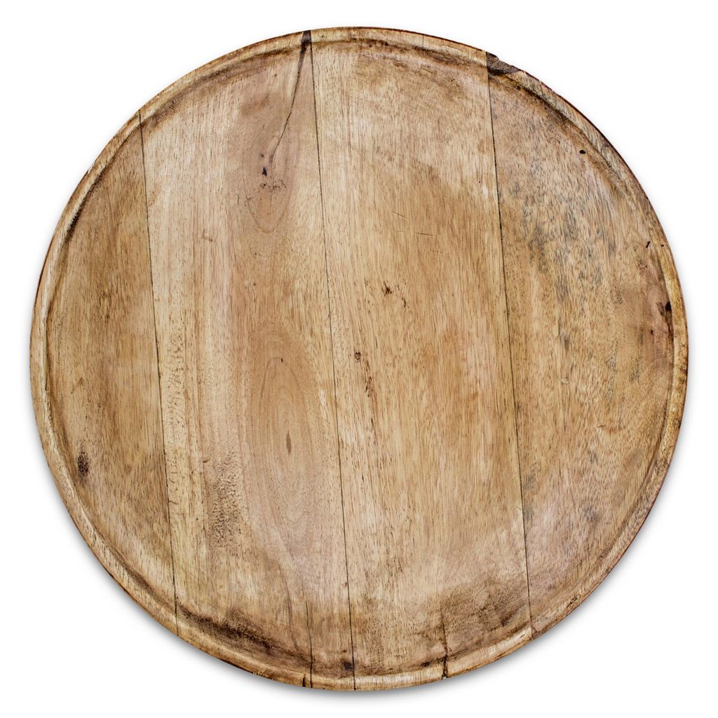 1.04 Mango Holz Deko Teller - ca. Ø 37,5 cm - Servierteller Produktbild 