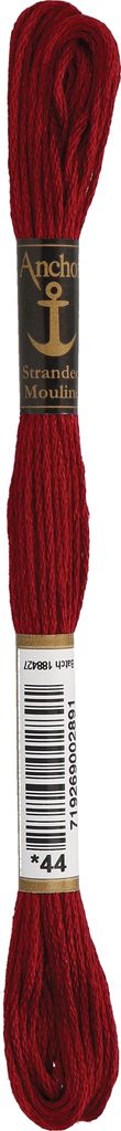 Anchor Sticktwist 4635000-00044 rubinrot Stickgarn, 100 % Produktbild 