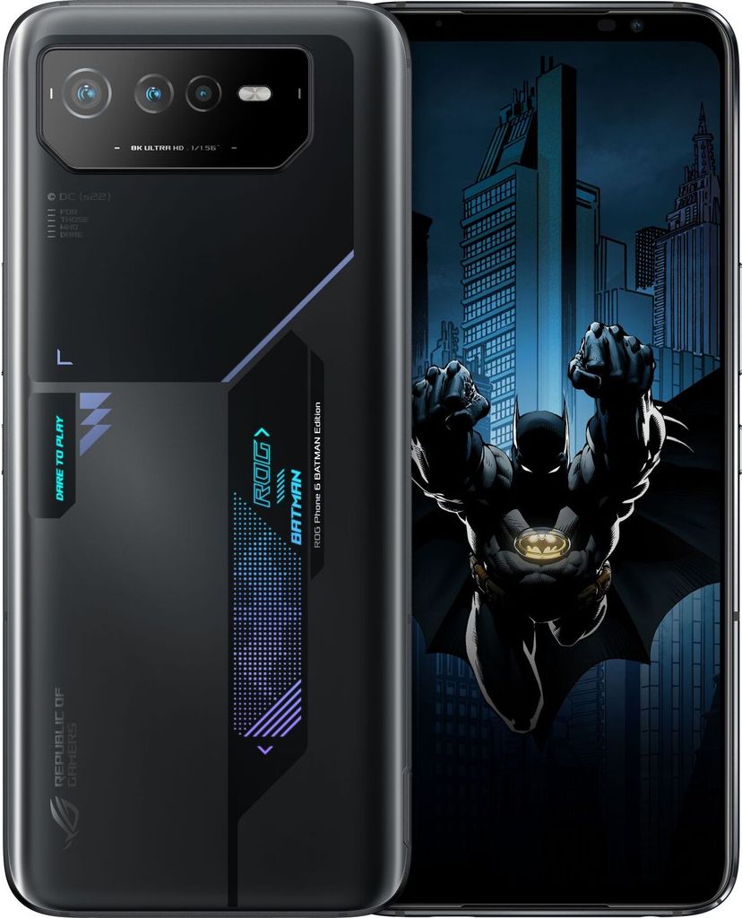 ASUS　ROG Phone 6 バットマンエディション ASUS ROG Phone 6D Batman Edition Dual Sim 12+256GB night