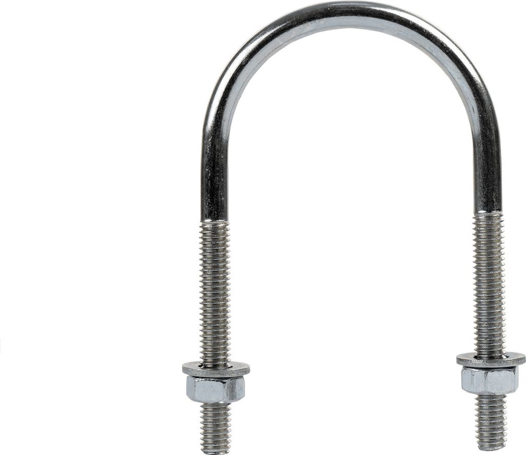 DROMET Rundschelle M6 U-Bügel 1 1/4 Zoll verzinkt 43/82 mm Produktbild 
