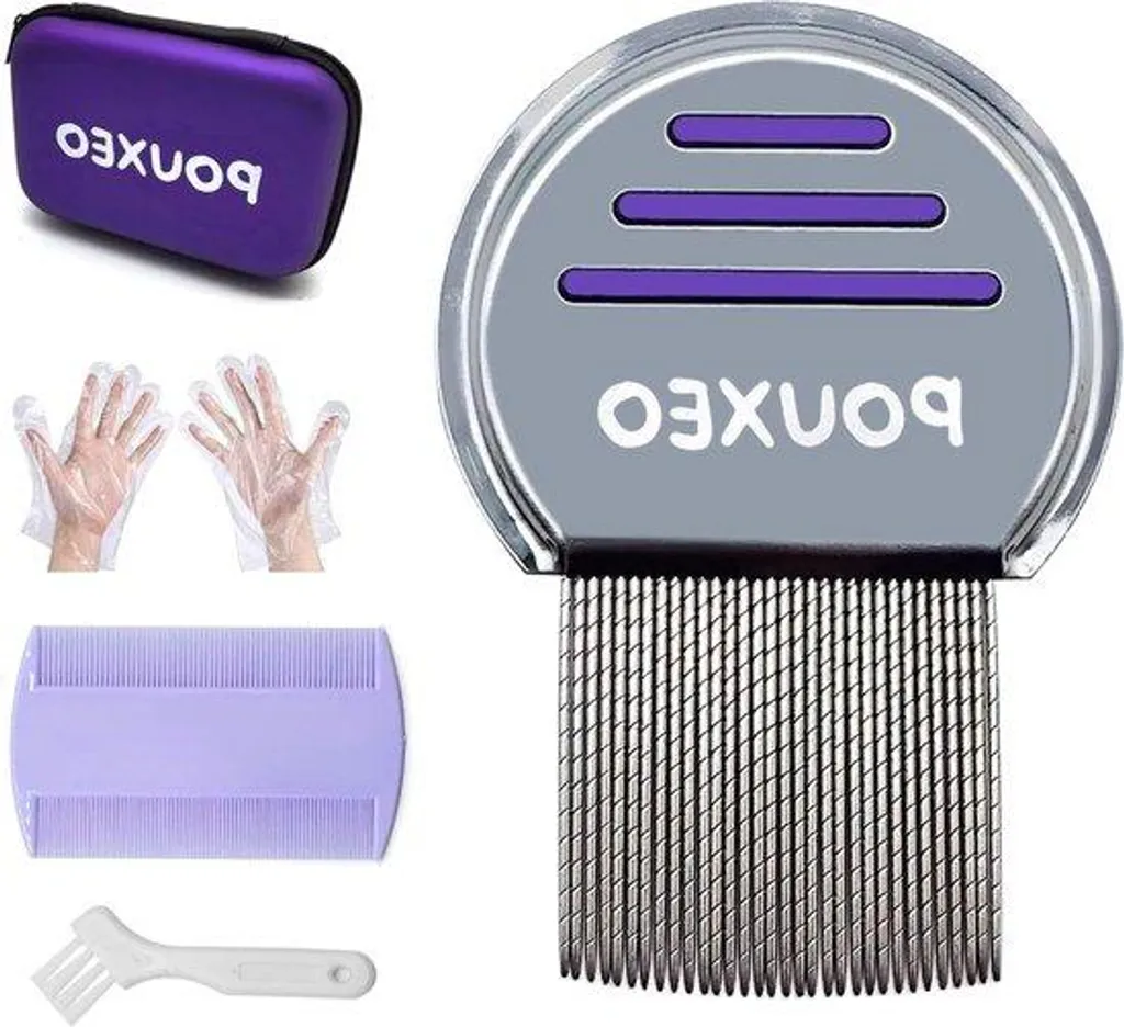 Set de coiffure enfant 5 pièces en inox avec accessoires de nettoyage