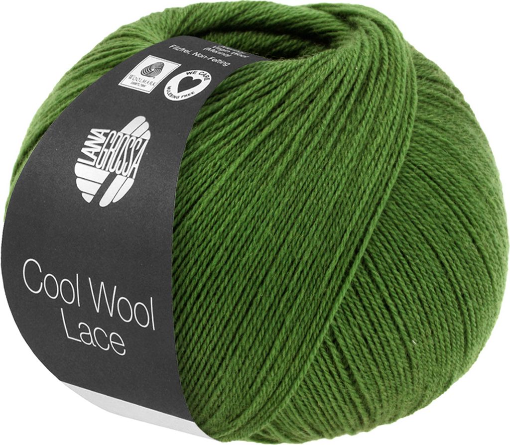 Lana Grossa - Cool Wool Lace 0064 grün