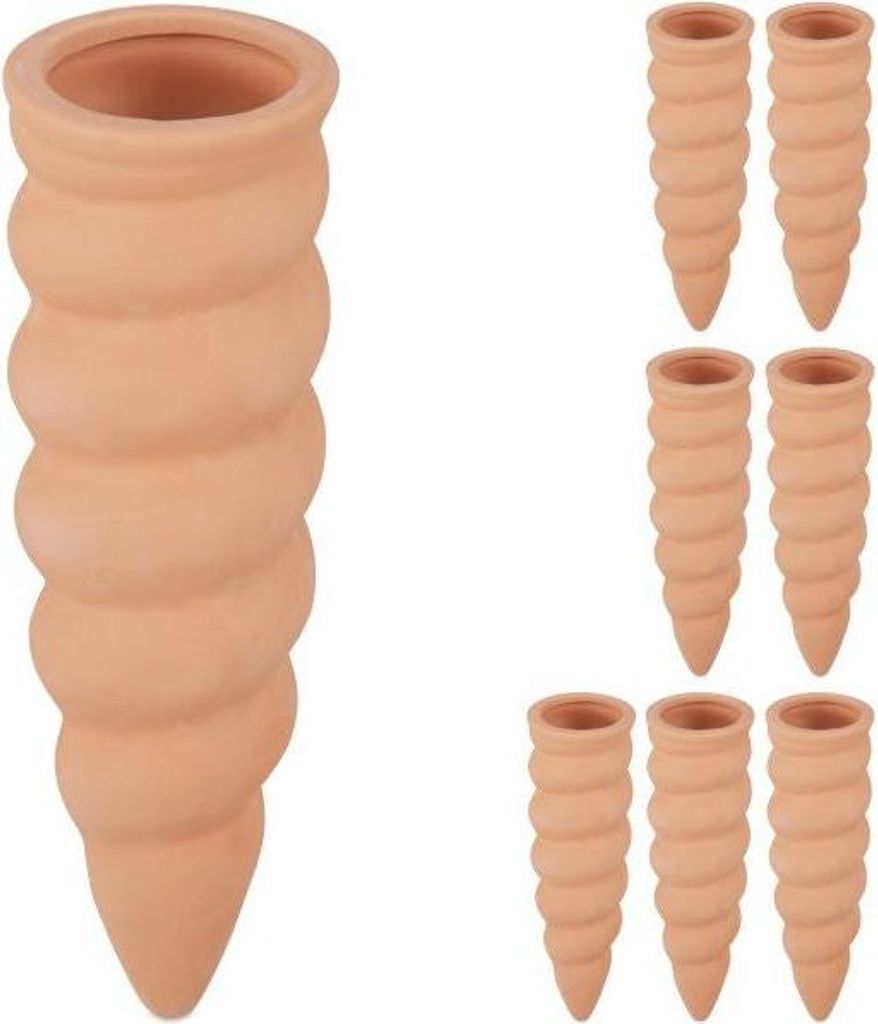 Bewässerung mit Tonkegeln, 8er-Set