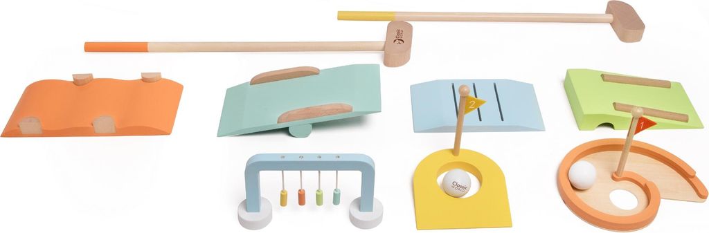 Set de golf en bois Différents obstacles Lumarko ! Image du produit 