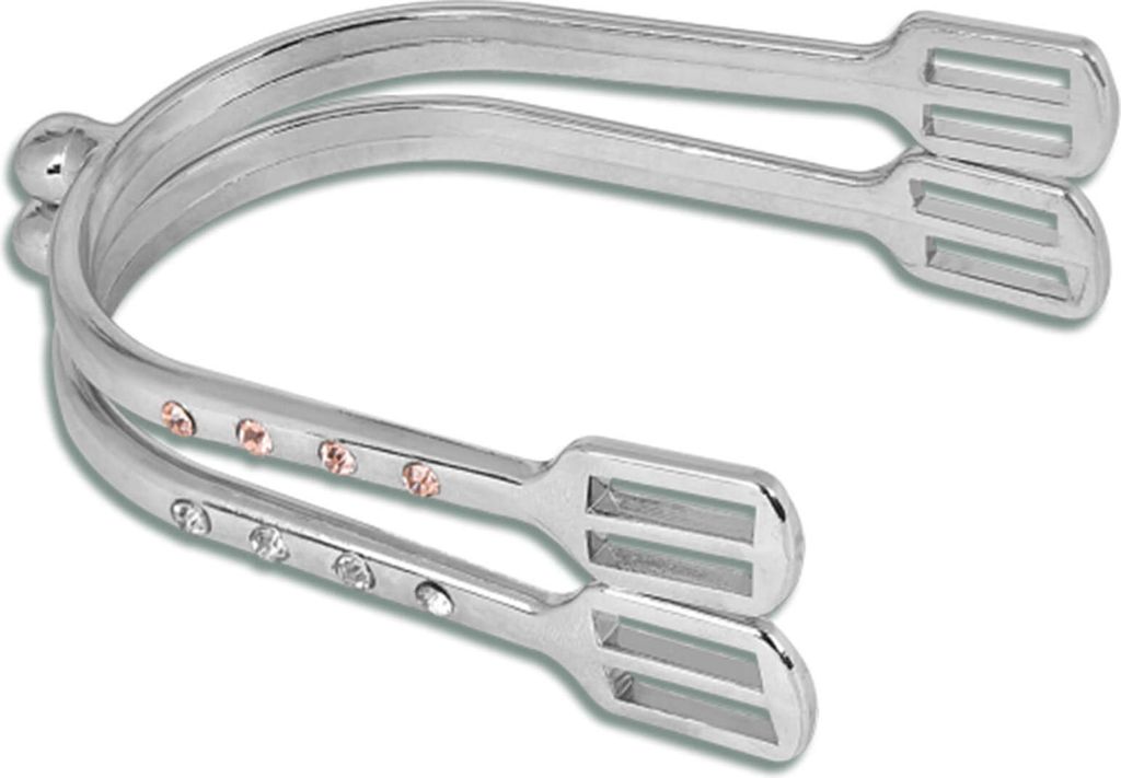 Waldhausen Sporen-Set Damen Crystal Roségold 30 mm