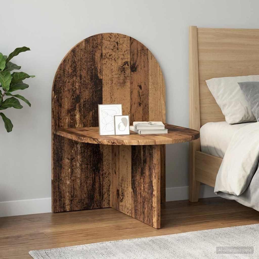vidaXL Nachttisch Altholz 48 x 49 x 65 cm Holzwerkstoff