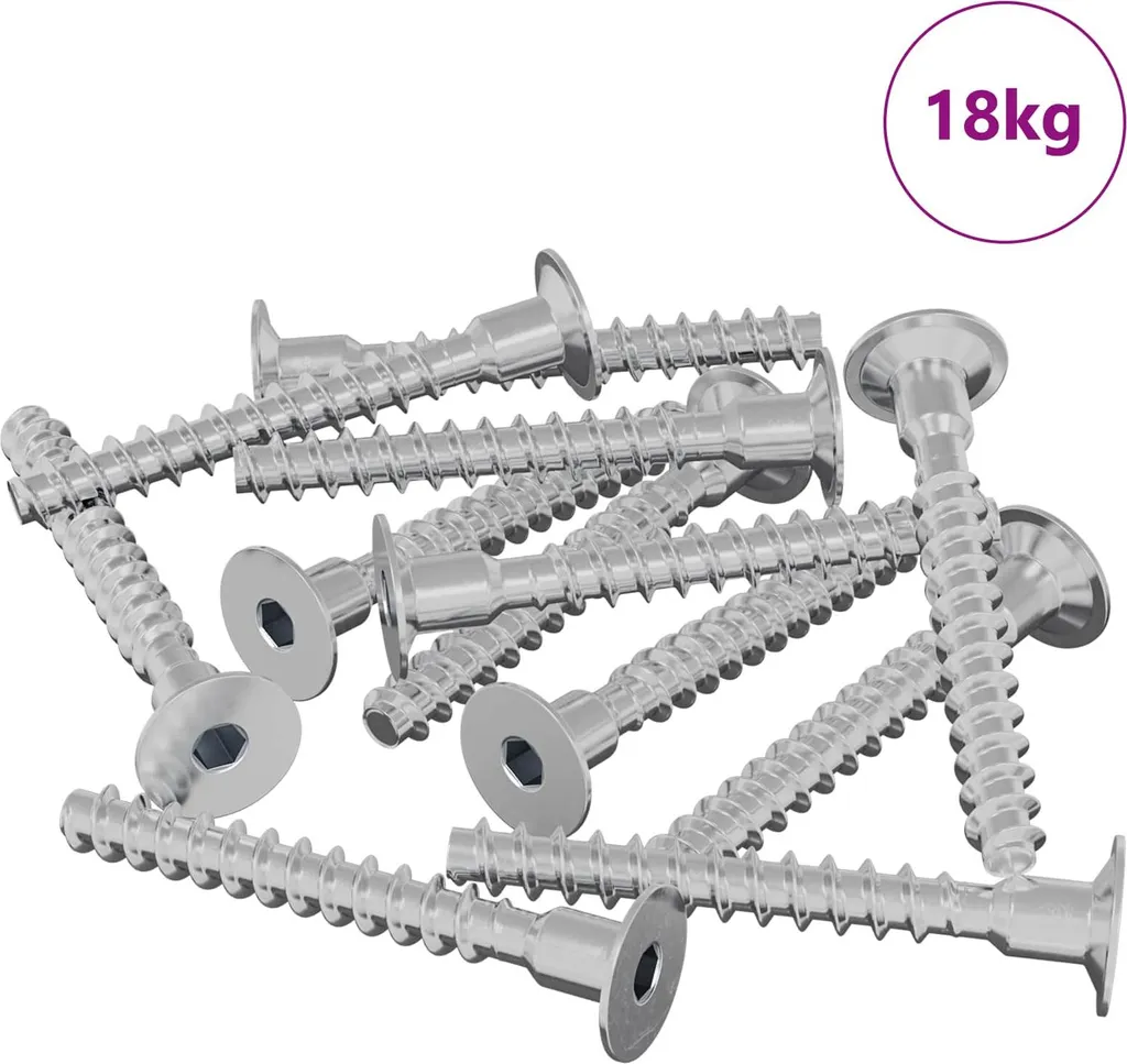 Vis à bois en acier zingué 5x40 mm série 5143 - Lot de bricolage
