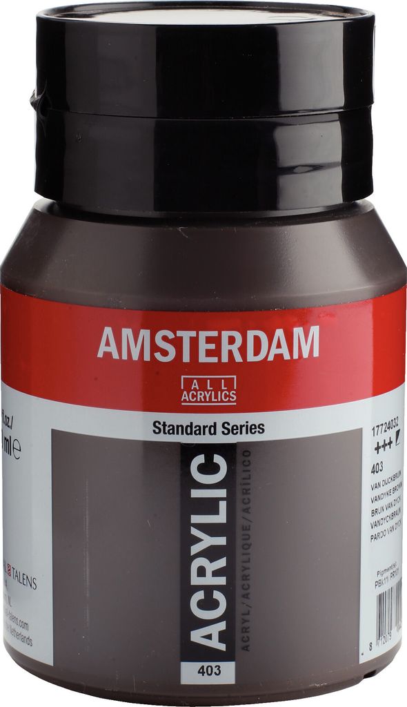 Royal Talens Acrylfarbe Amsterdam 500 ml Van Dijckbraun Malen Künstler
