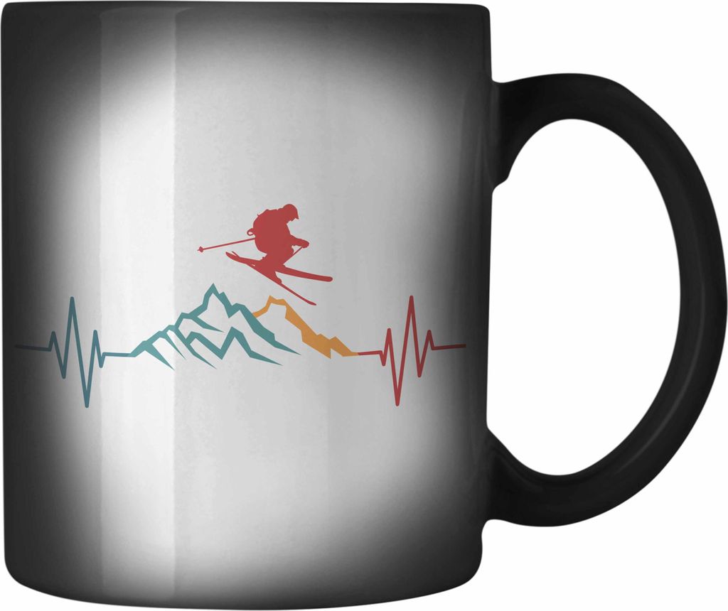Trendation - Ski Farbwechsel Zauber-Tasse Geschenk Grafik Produktbild 