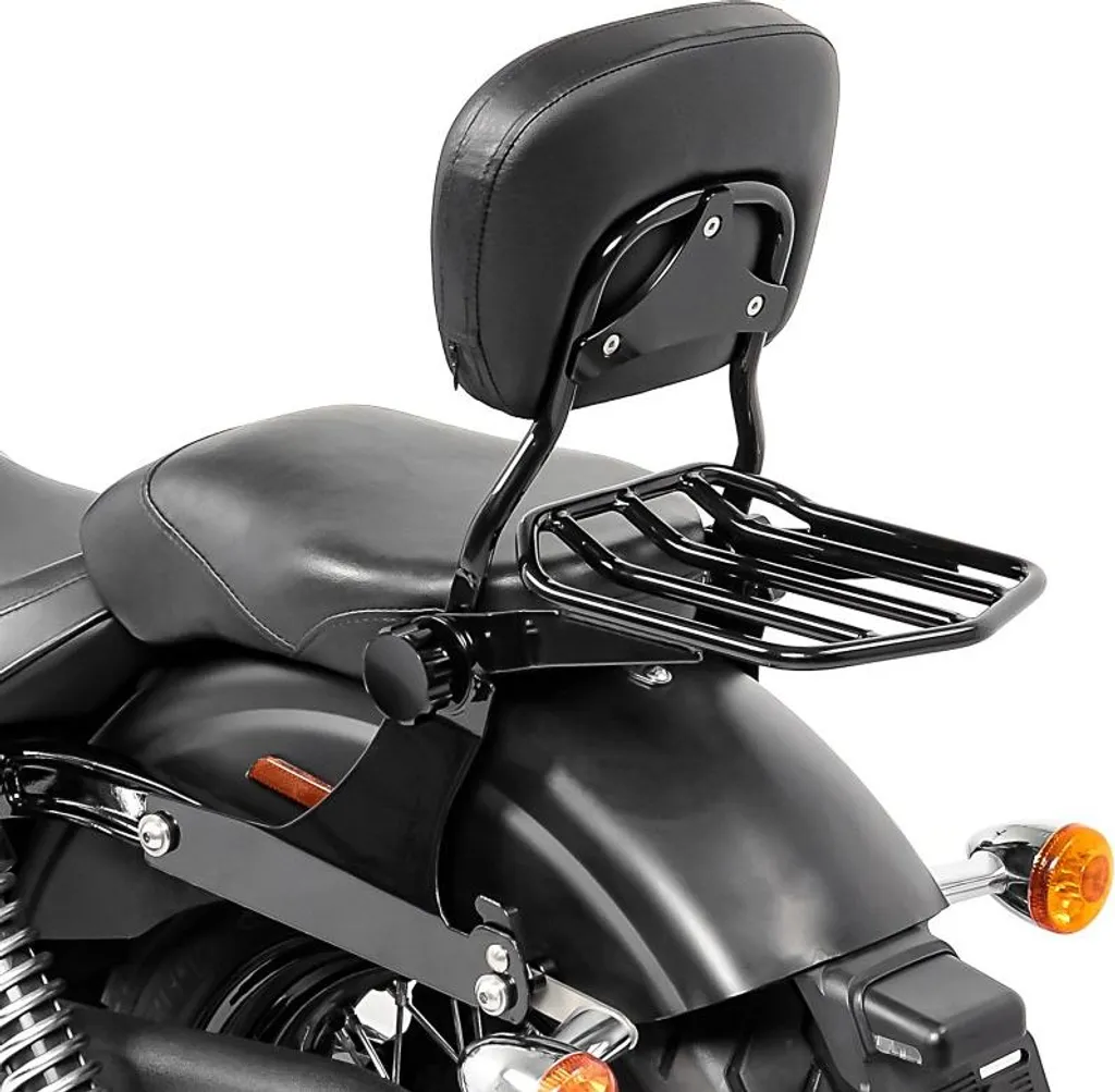 Sissy Bar amovible en acier robuste avec rack de transport pour Dyna