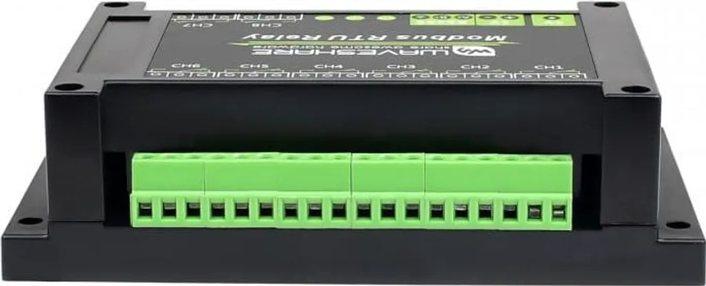 Module Rail Din 8 Canaux Relais RS485 Modbus RTU avec Isolation Optique