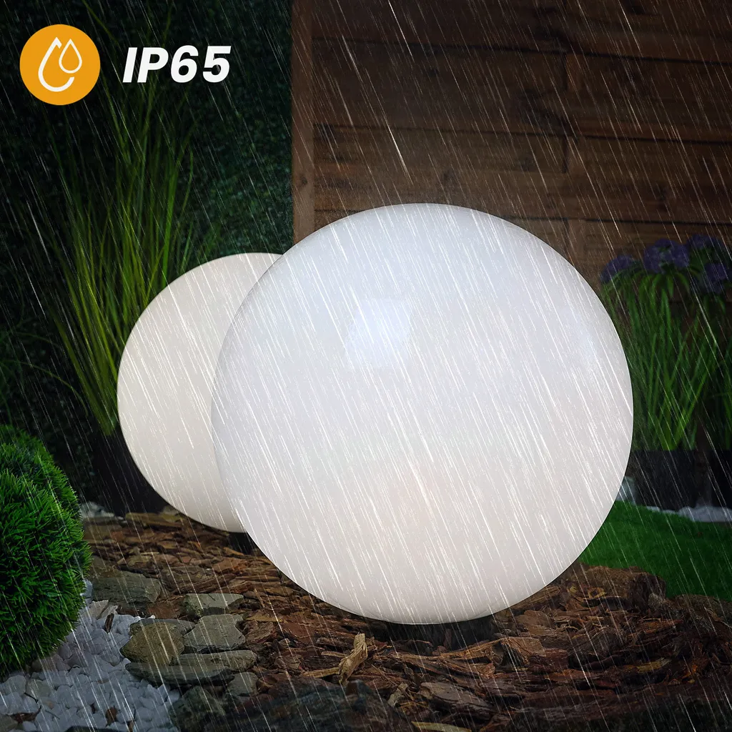 Éclairage de Terrasse Design Boule Lumineuse 40 cm pour Extérieur - 5