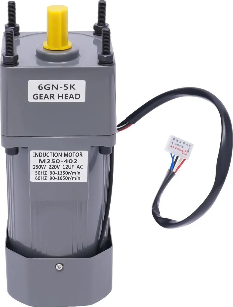 Moteur réversible 220V 250W à couple élevé 8 N·m et vitesse variable