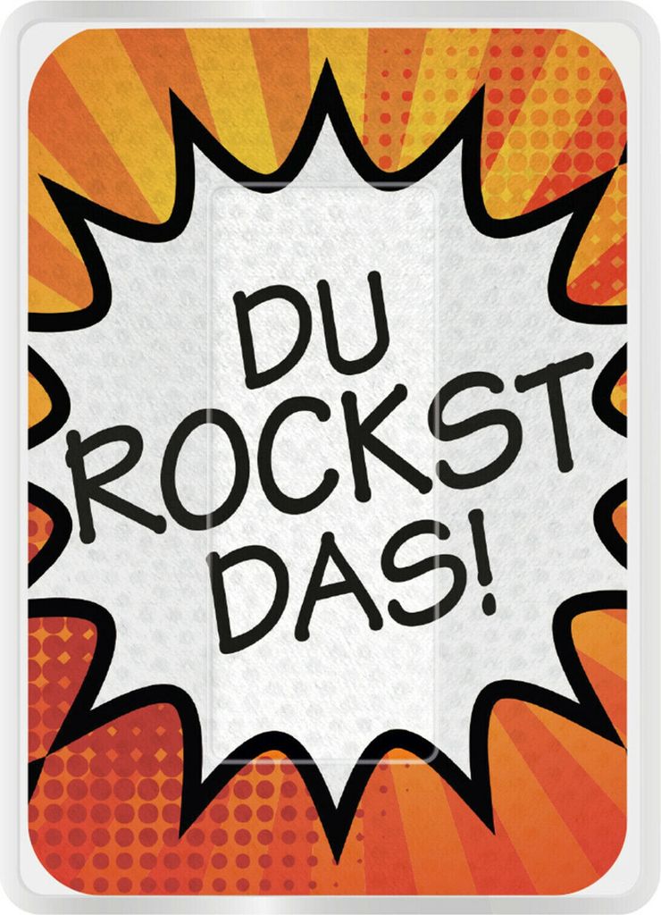 Pocket Cleaner Rot "Du rockst das" Produktbild 1