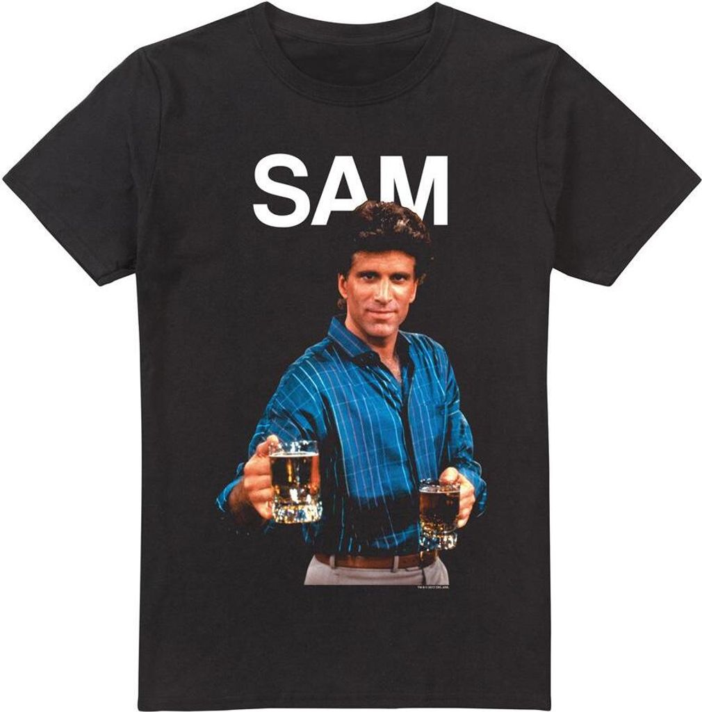 Cheers - T-Shirt für Herren TV5976 (4XL) (Schwarz)