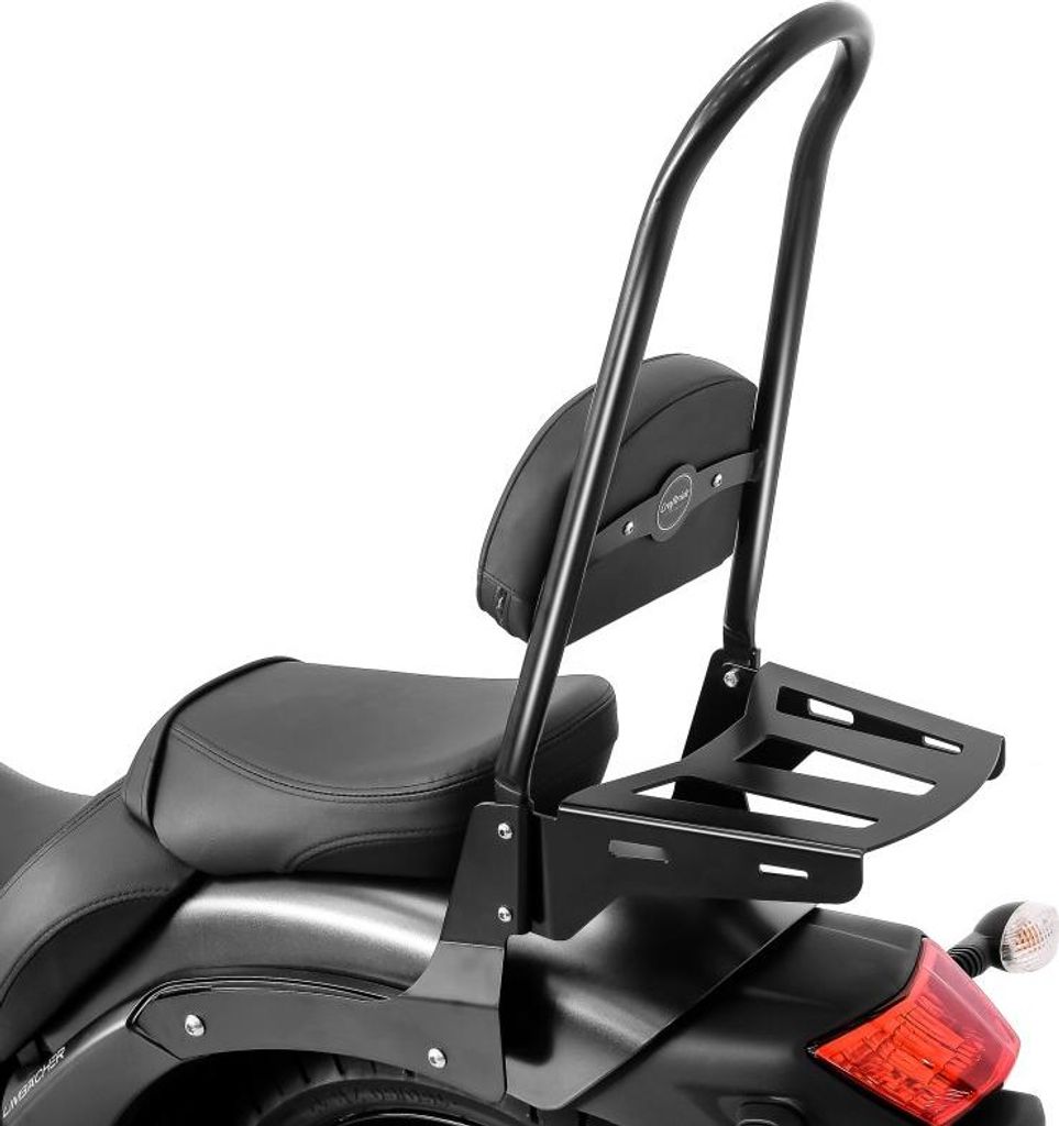 Sissy Bar + Gepäckträger für Kawasaki Vulcan S/ Café 15-25 schwarz Cas