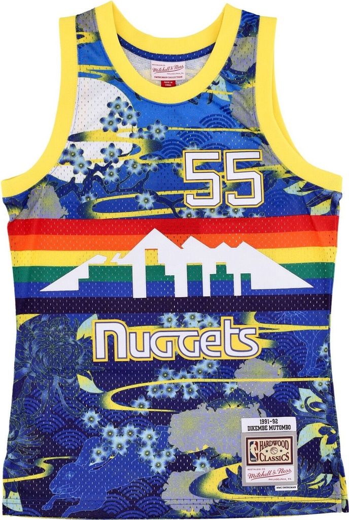 Swingman Mesh Jersey Denver Nuggets ASIAN Mutombo - S