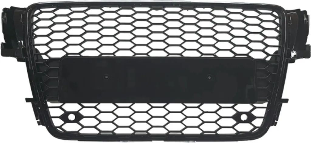 Calandre alvéolée pour Audi A5 B8 2007-2011 style sport en noir brillant