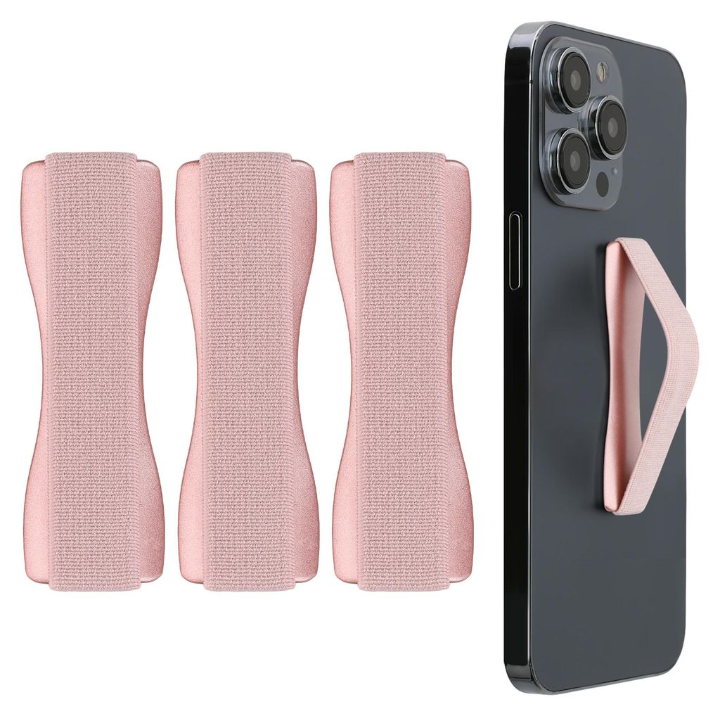 kwmobile Smartphone Fingerhalter 3 Set - Handy Halter Griff Produktbild 