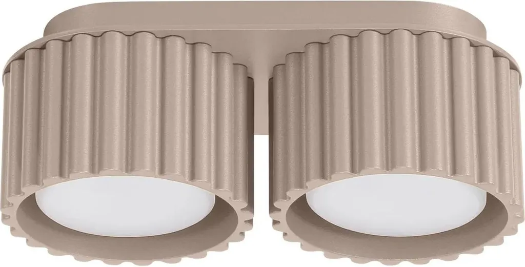 Acquista AURA 2 Taupe Sollux Lighting: Lampada Soffitto Gx53 21cm