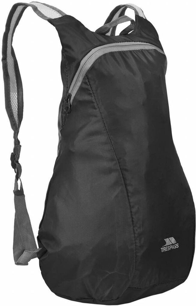 Trespass Reverse - Packaway Rucksack Black