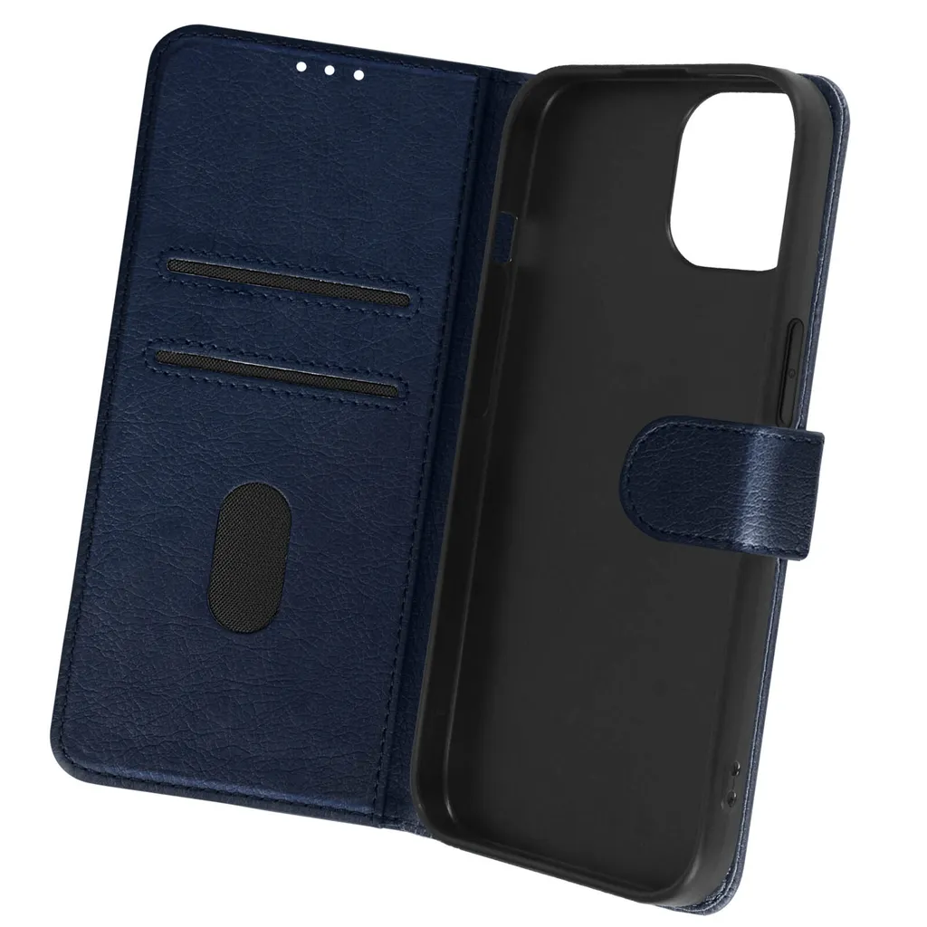 Custodia Avizar iPhone 15 Pro Max Blu Scuro - Look Chesterfield Chic