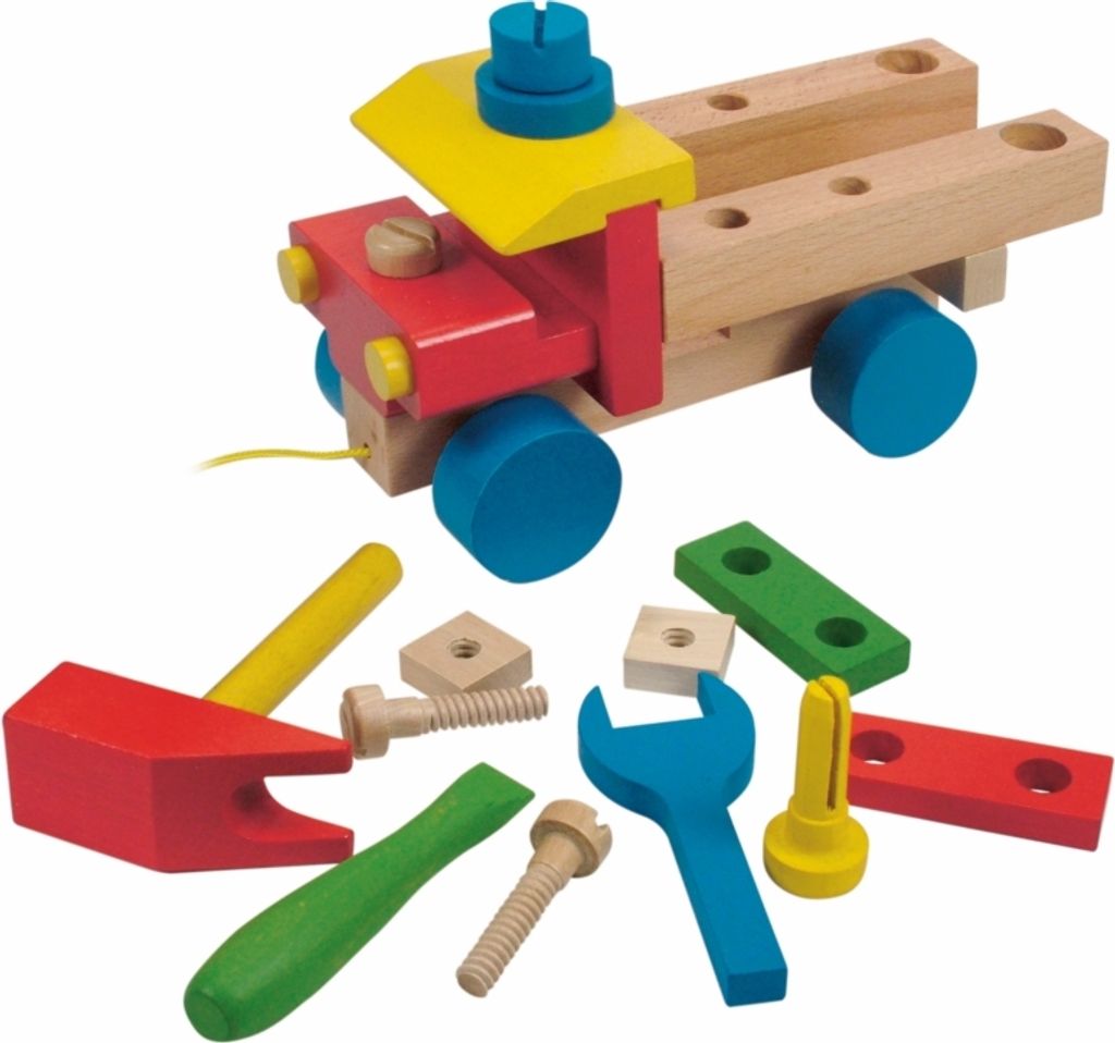 Woody Woody LKW zum Zusammenbauen und Zerlegen 90101 Produktbild 