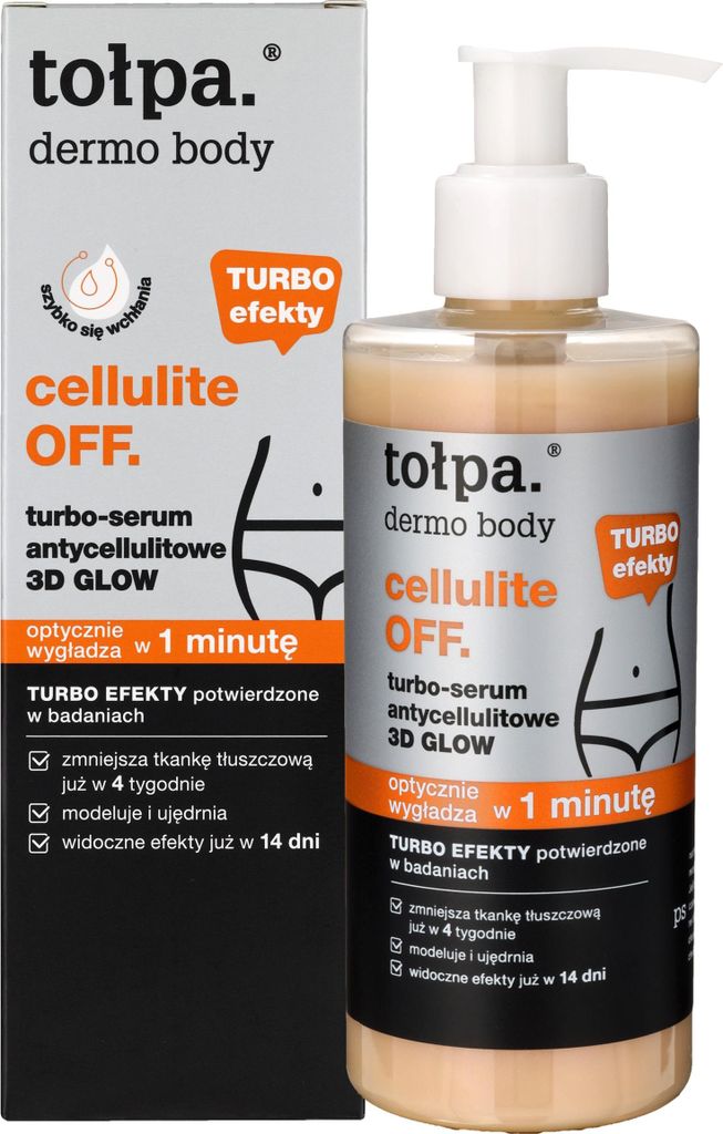 TOŁPA Dermo Body Cellulite Off Turbo Anti-Cellulite-Serum 3D Glow 250 ml