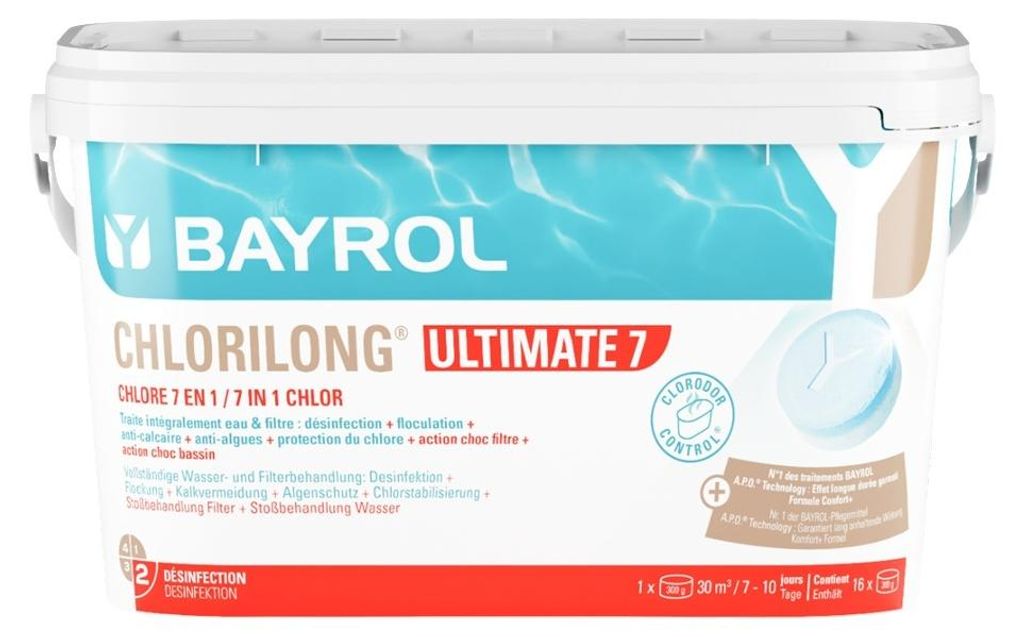 Zweiphasen-chlortabletten mit 7 funktionen Bayrol ULTIMATE Produktbild 
