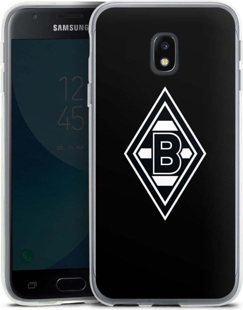 DeinDesign Handyhülle für Samsung Galaxy J3 Duos (2017) Silikon Hülle Case Smartphone Schutzhülle Borussia Mönchengladbach Gladbach Wappen