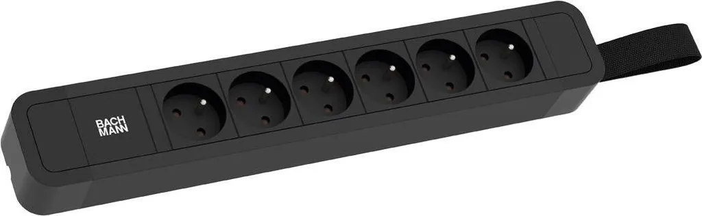 Unità di Distribuzione BACHMANN PRIMO 2 6xUTE Alluminio Nero 2m