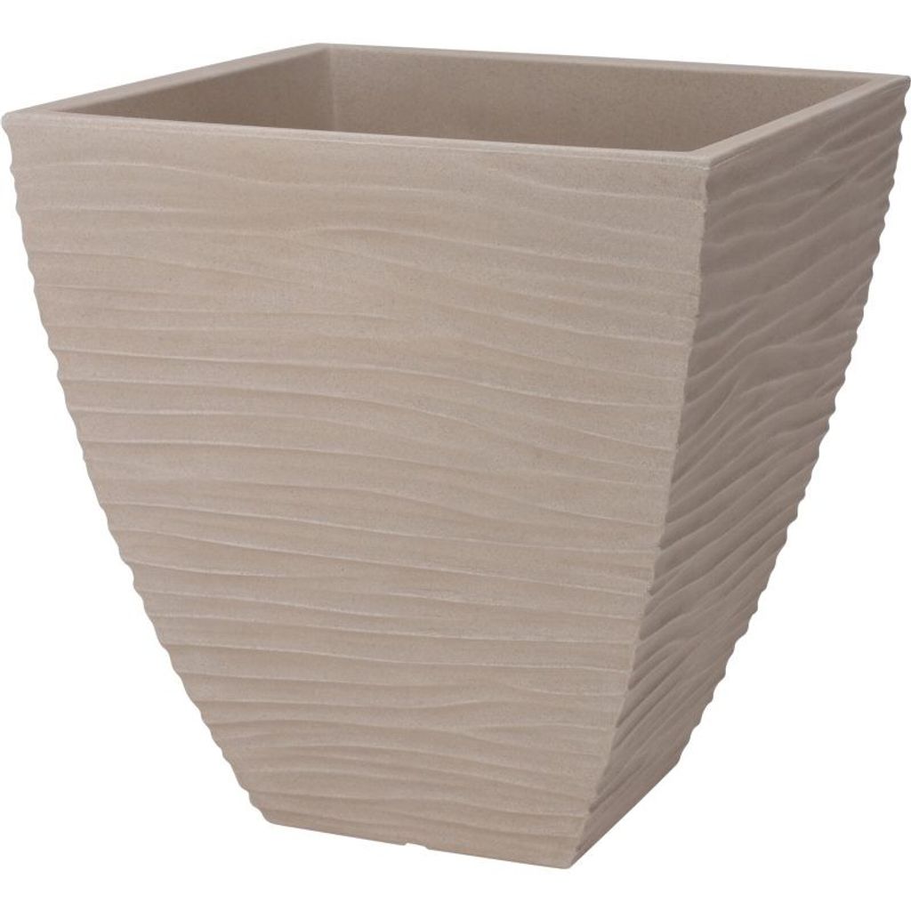 Blumentopf 40x42cm Kunststoff 1 Stück Beige