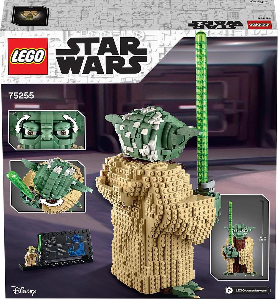LEGO 75255 Star Wars Yoda Bauset, Sammlermodell mit Produktbild 9
